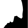 black and white silhouette of Paolo Ciarrocca